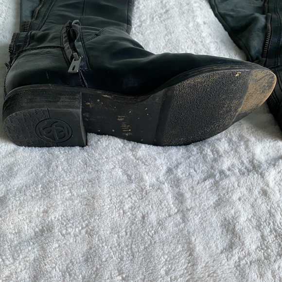 W9 Sam Edelman Leather Riding Boots with zipper hardware - Picture 4 of 12